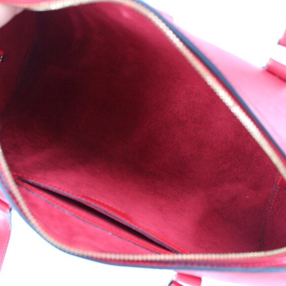 Louis Vuitton Soufflot Shoulder Epi Leather Castilean Red Pochette LV Barrel Bag - Picture 8 of 10